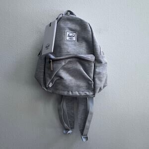 NEW Herschel Supply Company Gray Mini Backpack
